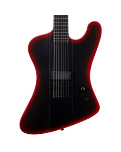 ESP LTD Phoenix-7 Black Metal Baritone Electric Guitar