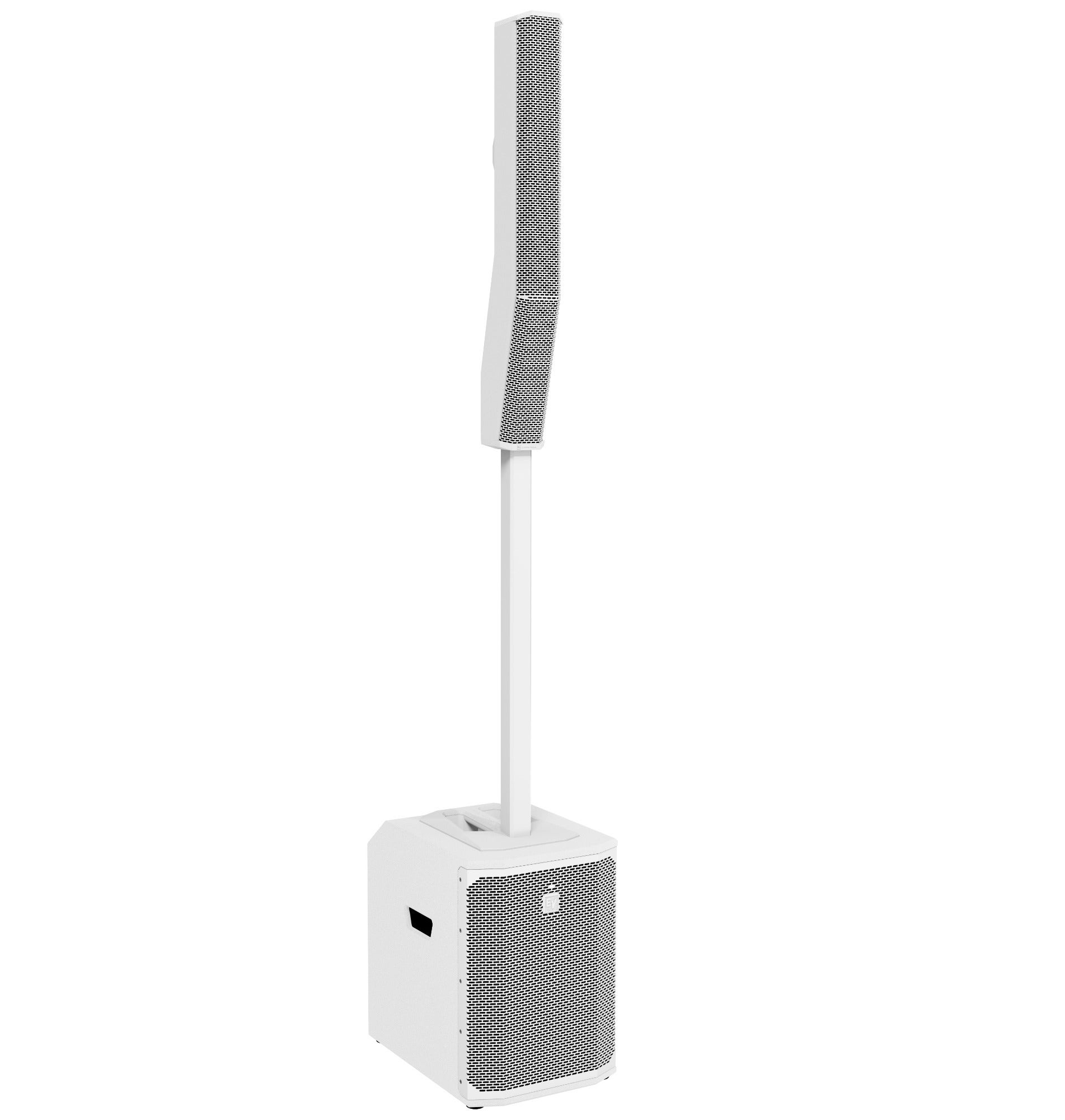 Electro Voice EVOLVE 50M G2 Portable Powered Column PA System With Mixer White