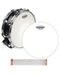 Evans B14G1D Power Center Coat Snare Head with S14H30 Head and Blasters