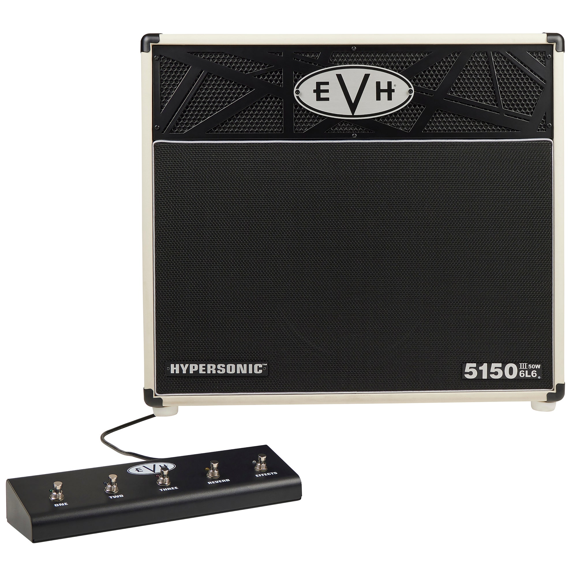 EVH 5150III Hypersonic 6L6 Digital Guitar Combo Amp 112 Ivory