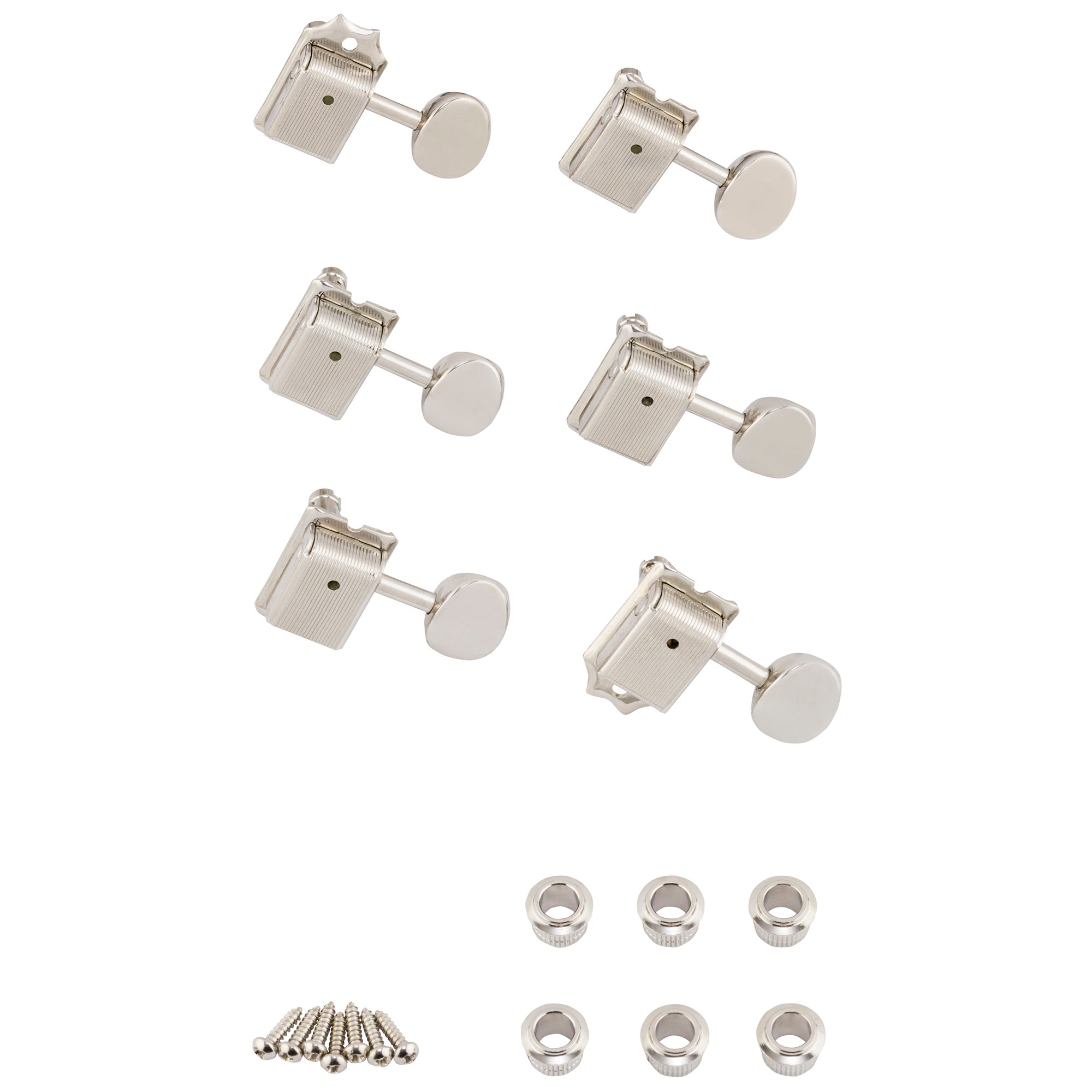 Fender Vintage Locking Tuning Machine Set 6 Nickel