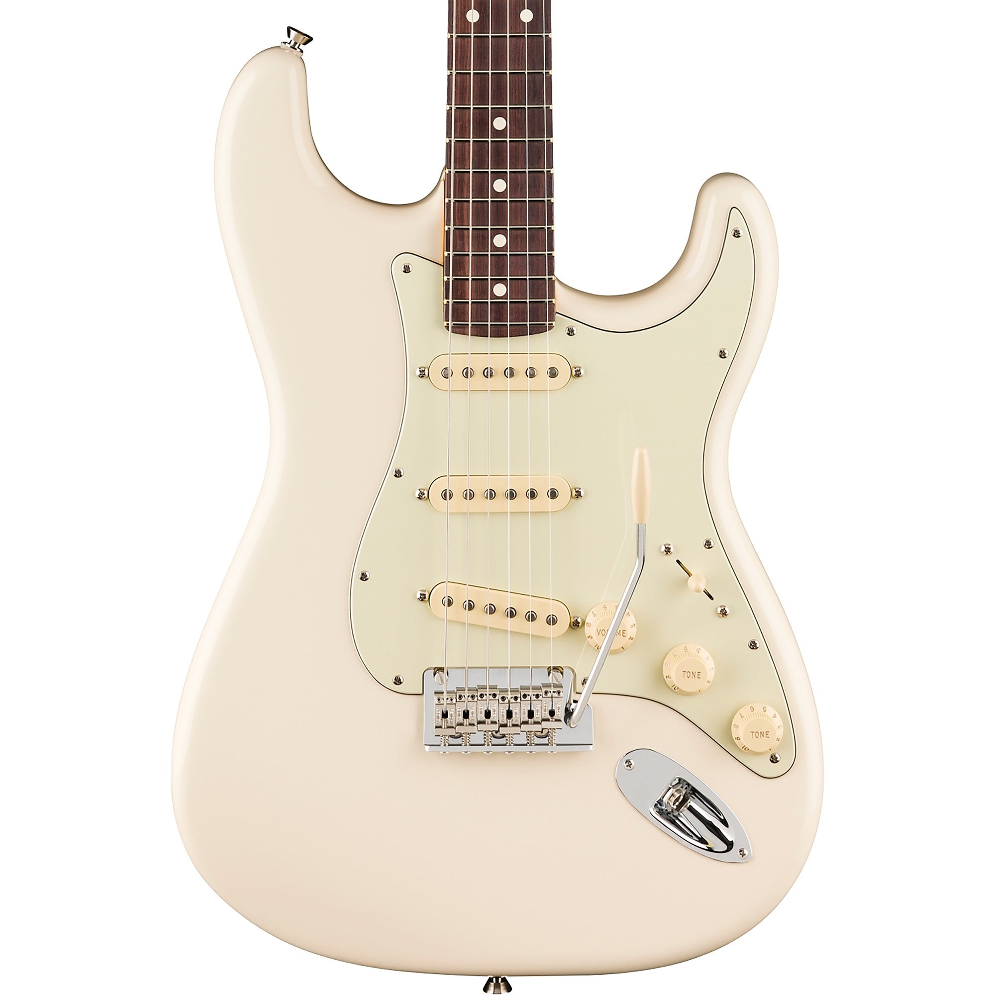 Fender American Professional Stratocaster Rosewood Guitar with Case Olympic White