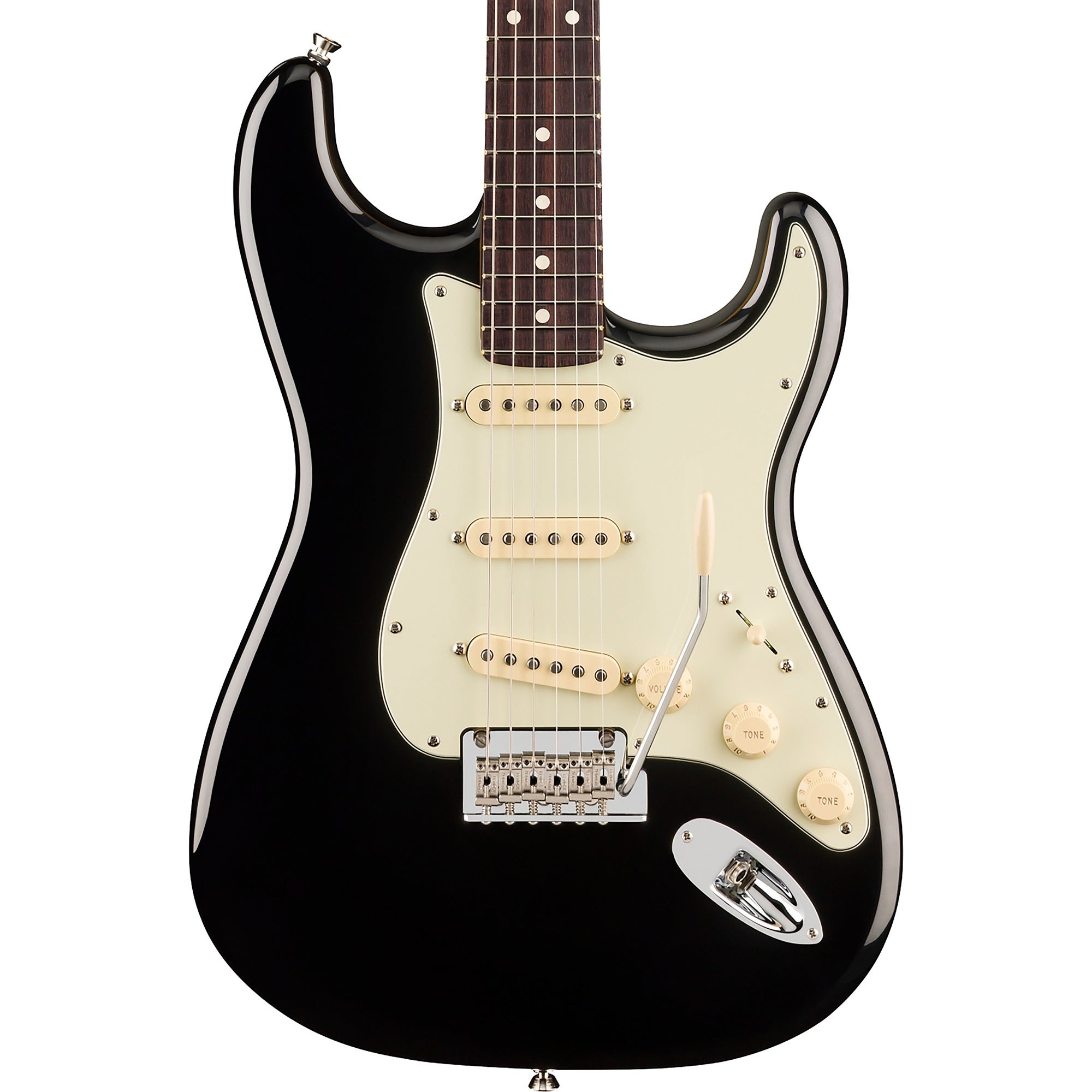Fender American Professional Stratocaster Rosewood Guitar with Case Black