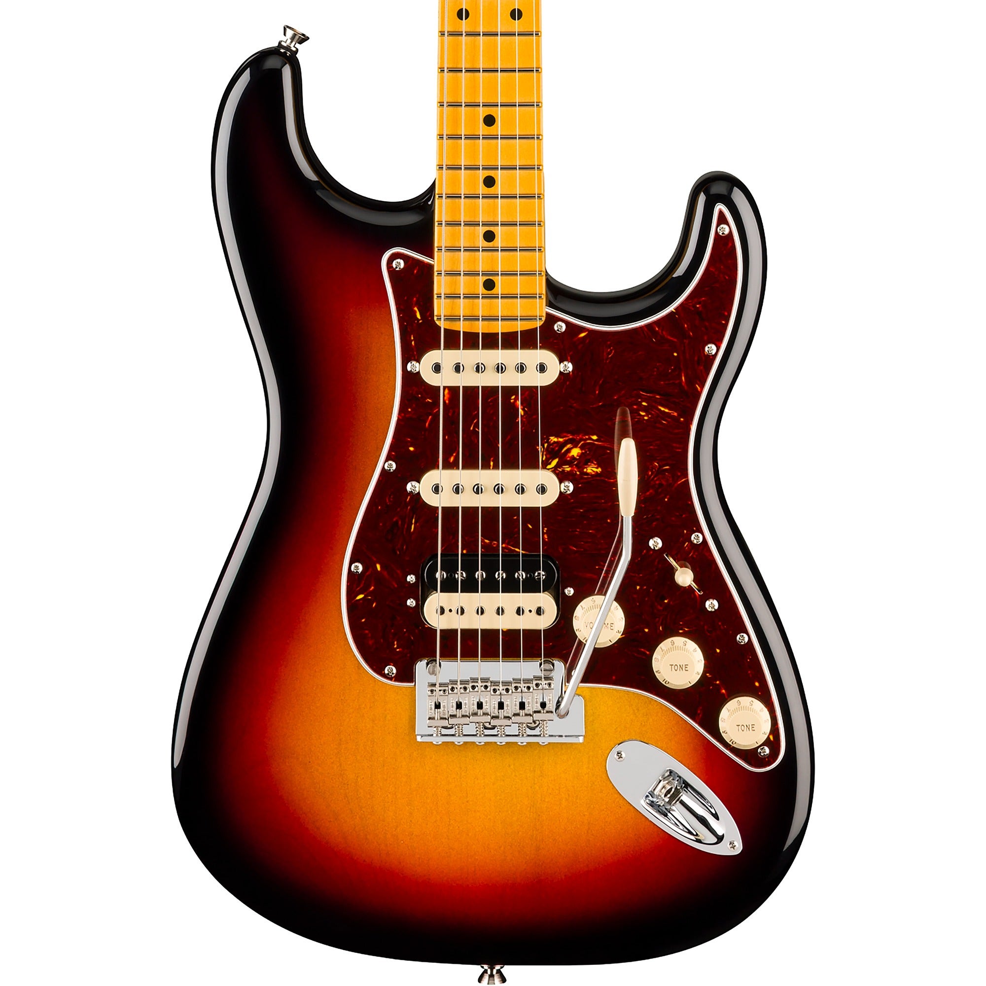 Fender American Professional Stratocaster HSS Maple Guitar with Case 3-Color Sunburst