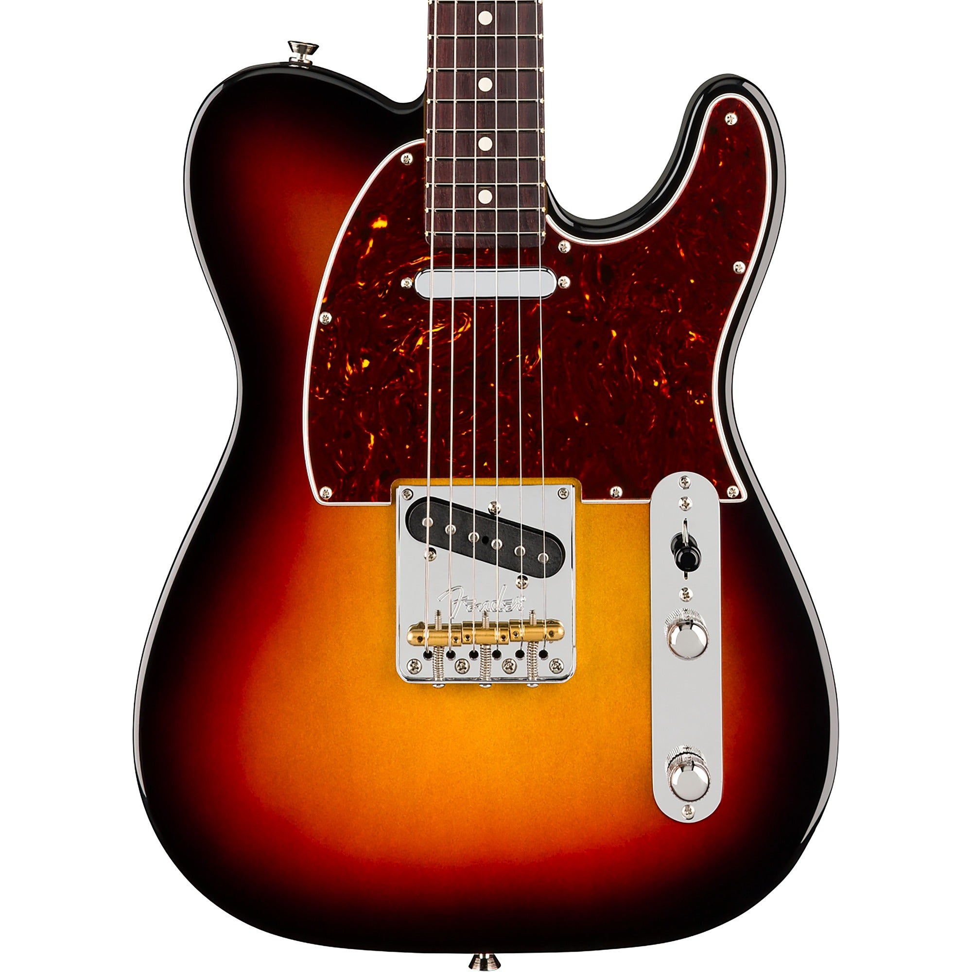Fender American Professional Telecaster Rosewood Guitar with Case 3-Color Sunburst