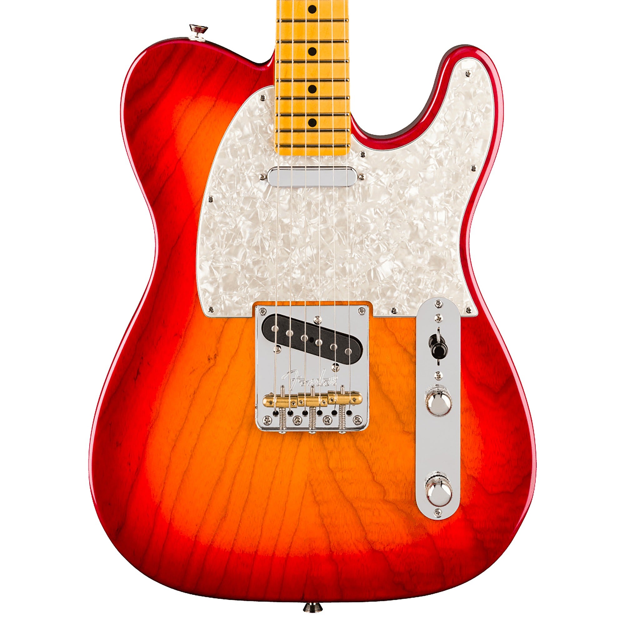 Fender American Professional Telecaster Maple Guitar with Case Aged Cherry Burst