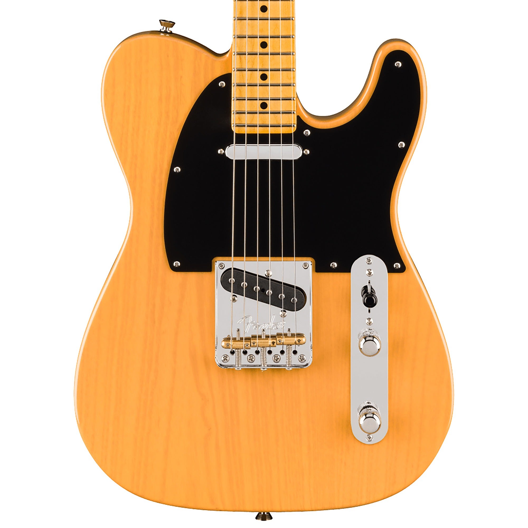 Fender American Professional Telecaster Maple Guitar with Case Butterscotch Blonde