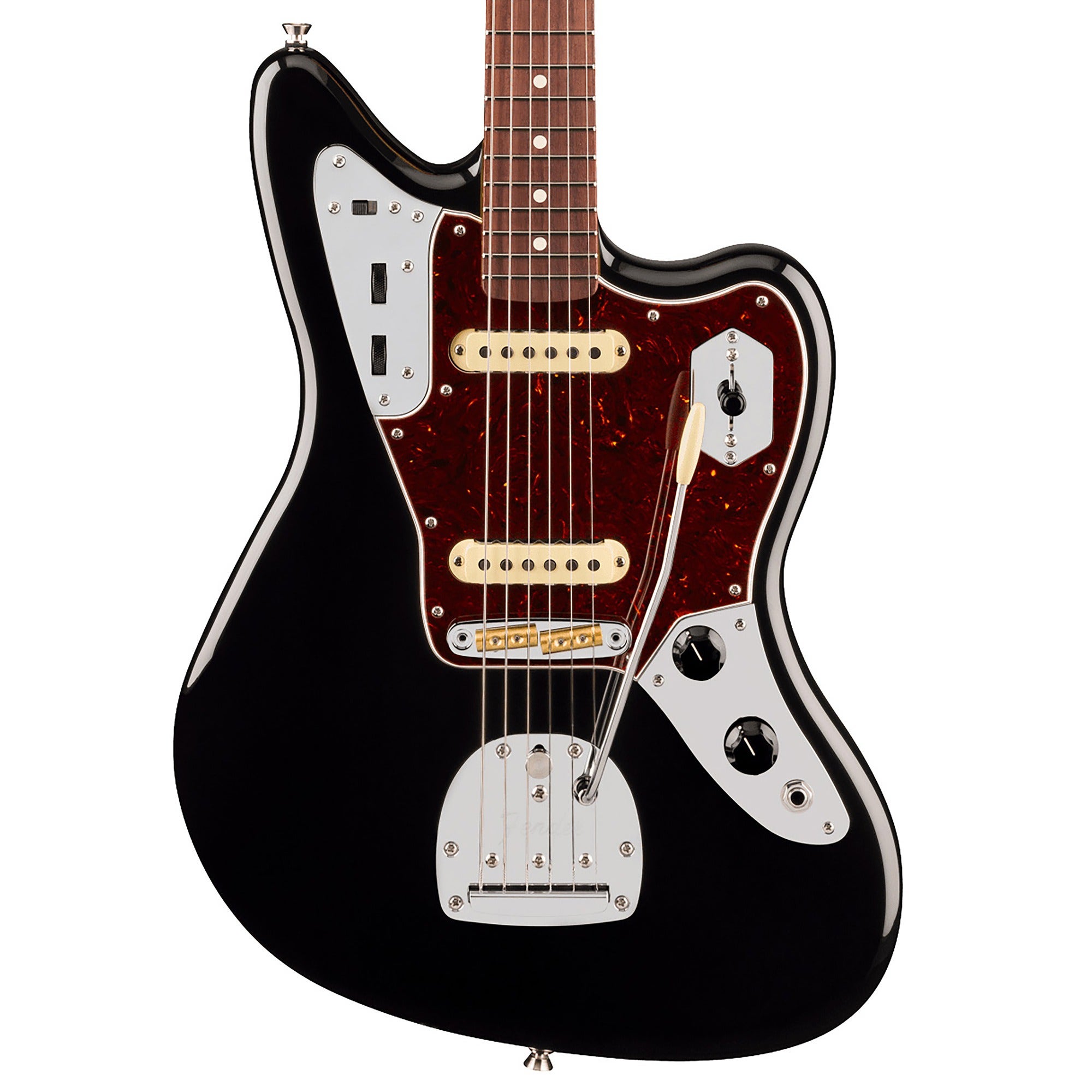 Fender American Professional Jaguar Rosewood Guitar with Case Black