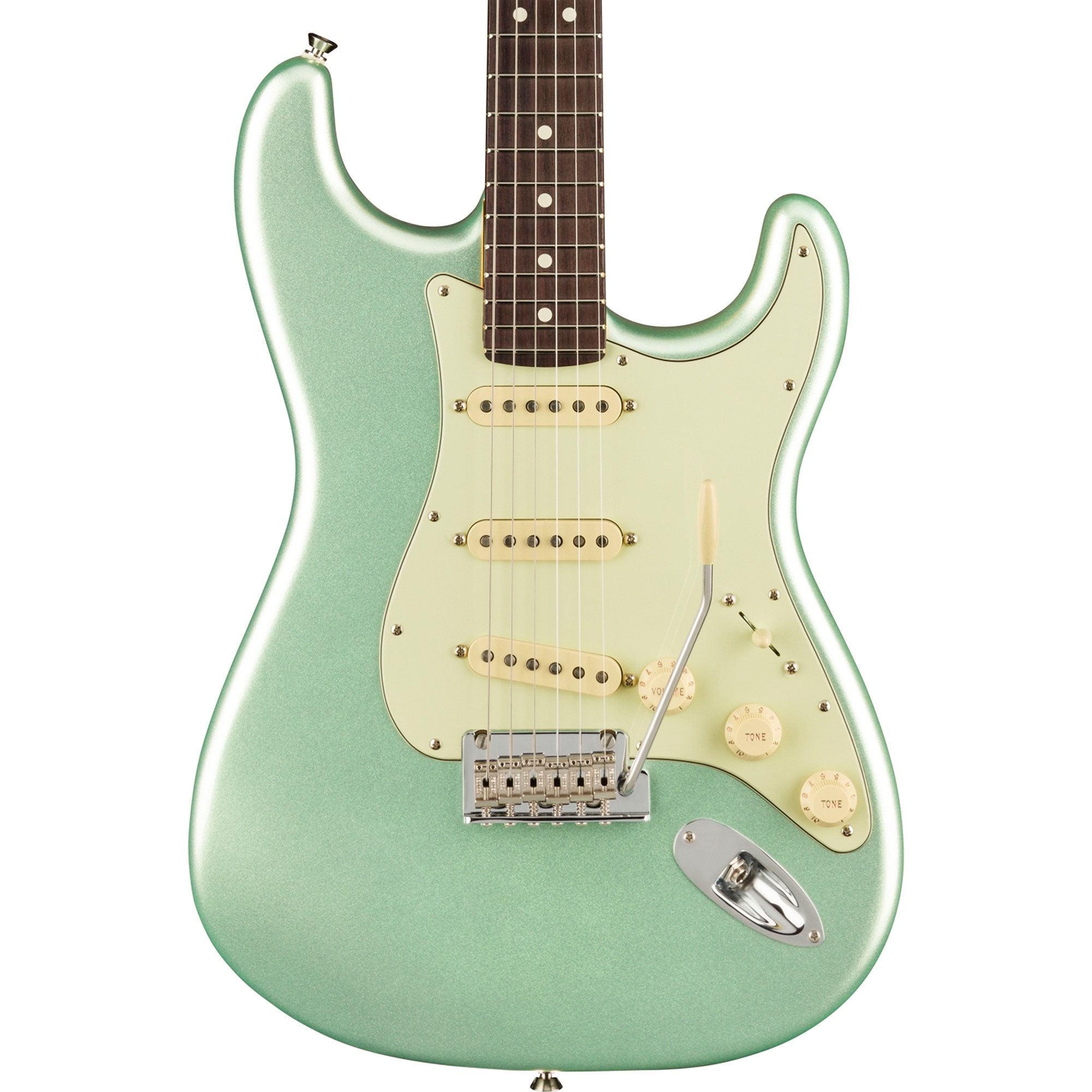 Fender American Pro II Stratocaster Rosewood Mystic Surf Green with Case