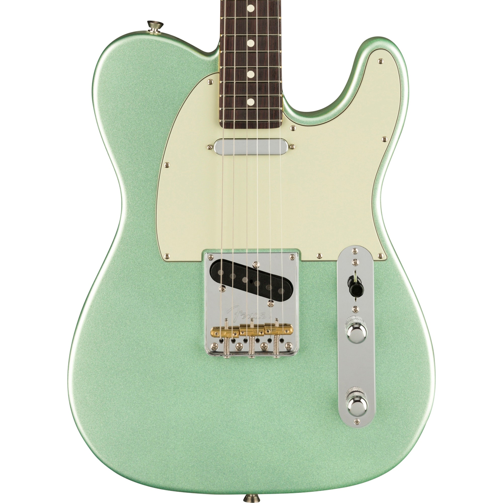 Fender American Pro II Telecaster Rosewood Fingerboard Mystic Surf Green with Case