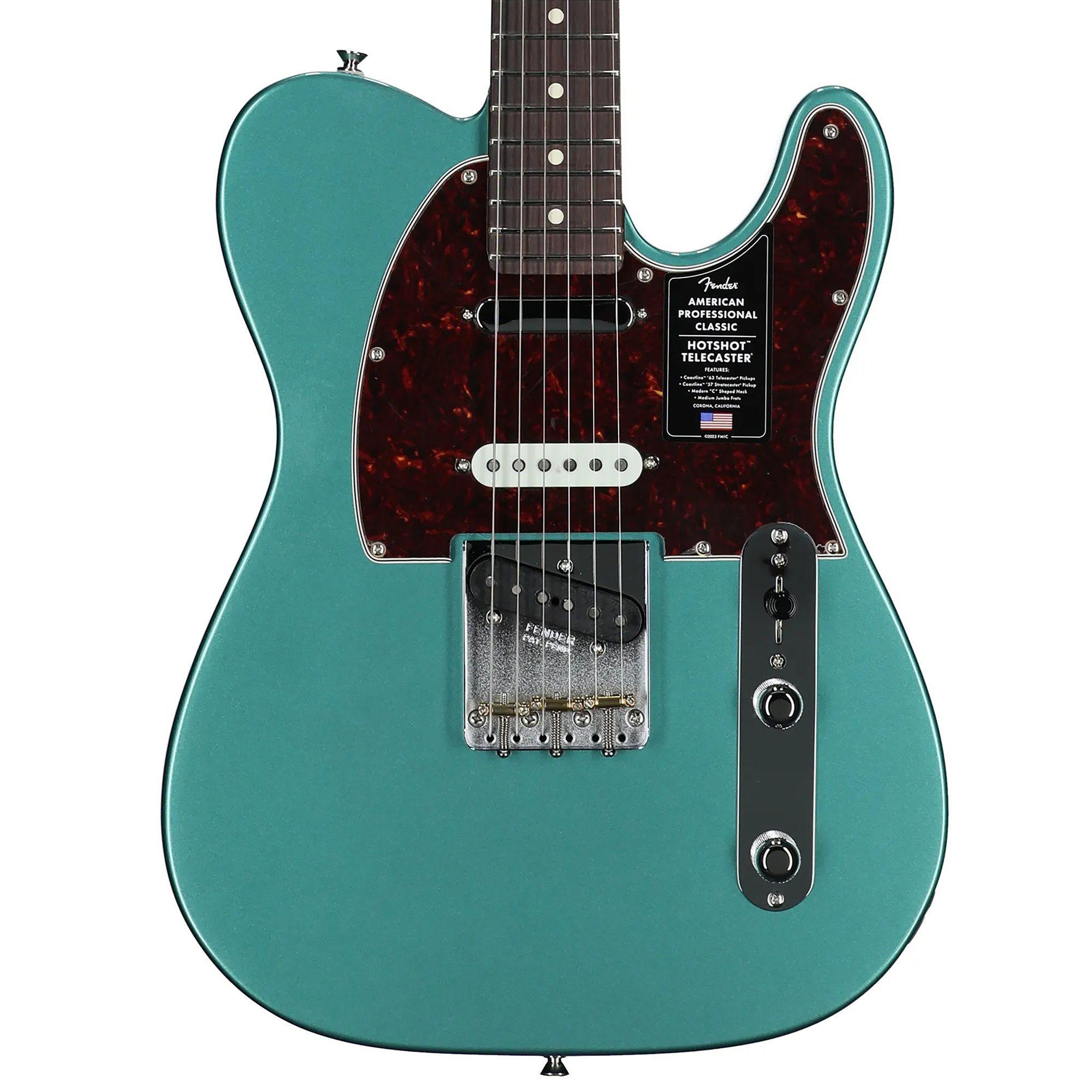 Fender Am Pro Classic Hotshot Tele RW Sherwood with Bag View 2