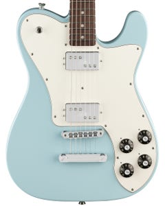 Fender Kingfish Delta Day Telecaster Deluxe Guitar with Case Daphne Blue