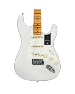 Fender Am Ultra Luxe Vint 50s Strat MN Wht Blonde View 2