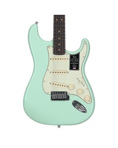 Fender Am Ultra Luxe Vint 60s Strat RW Surf Gr WC View 2
