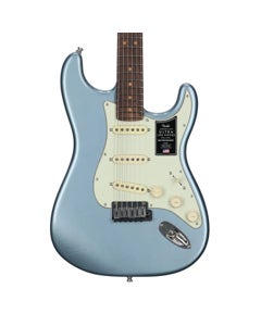 Fender Am Ultra Luxe Vint 60s Strat RW Ice Blue WC View 2