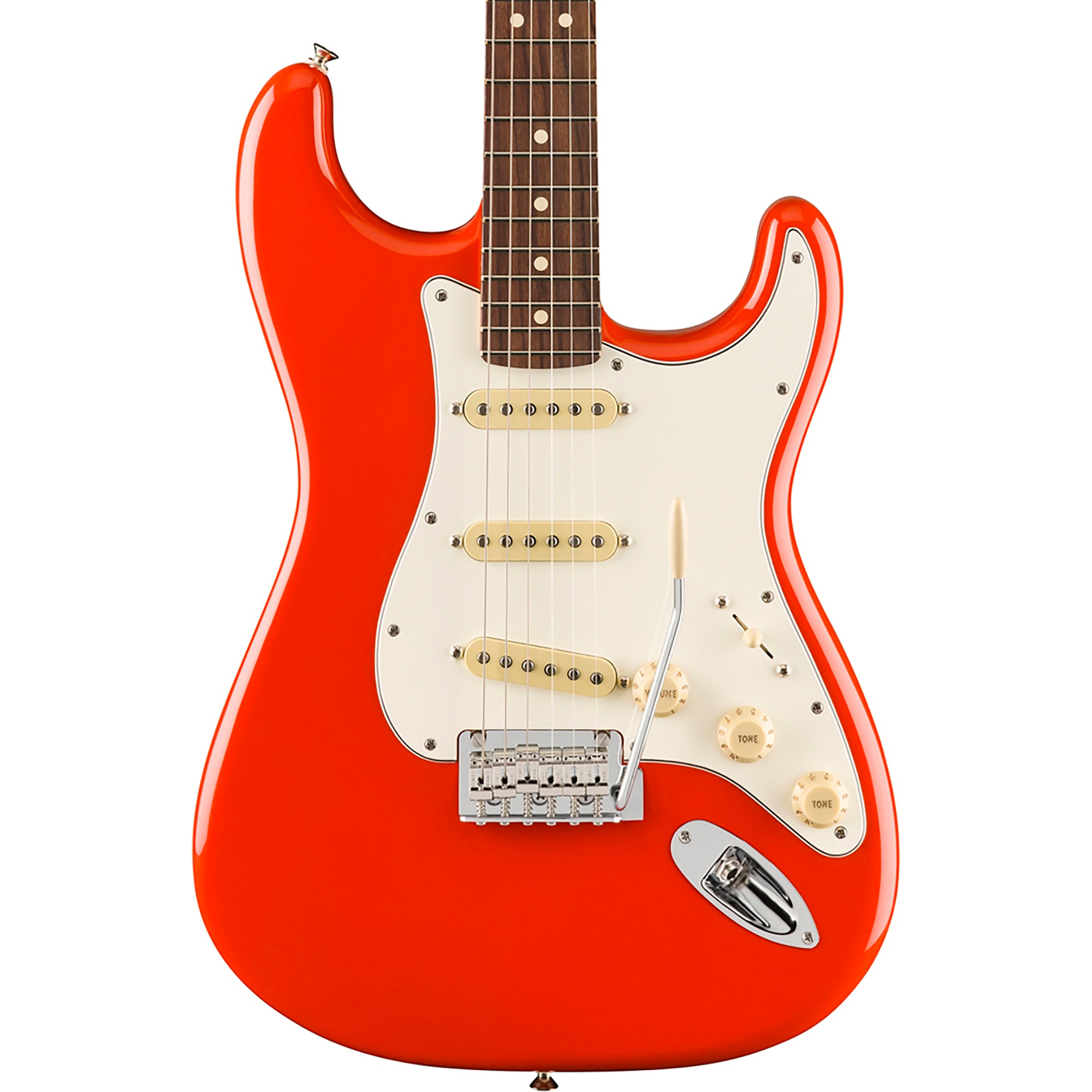 Fender Player II Stratocaster Guitar Rosewood Neck Coral Red