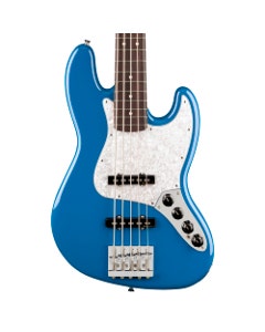Fender Player II Modfied Active Jazz Bass V Rosewood Fingerboard Guitar with Bag Electric Blue