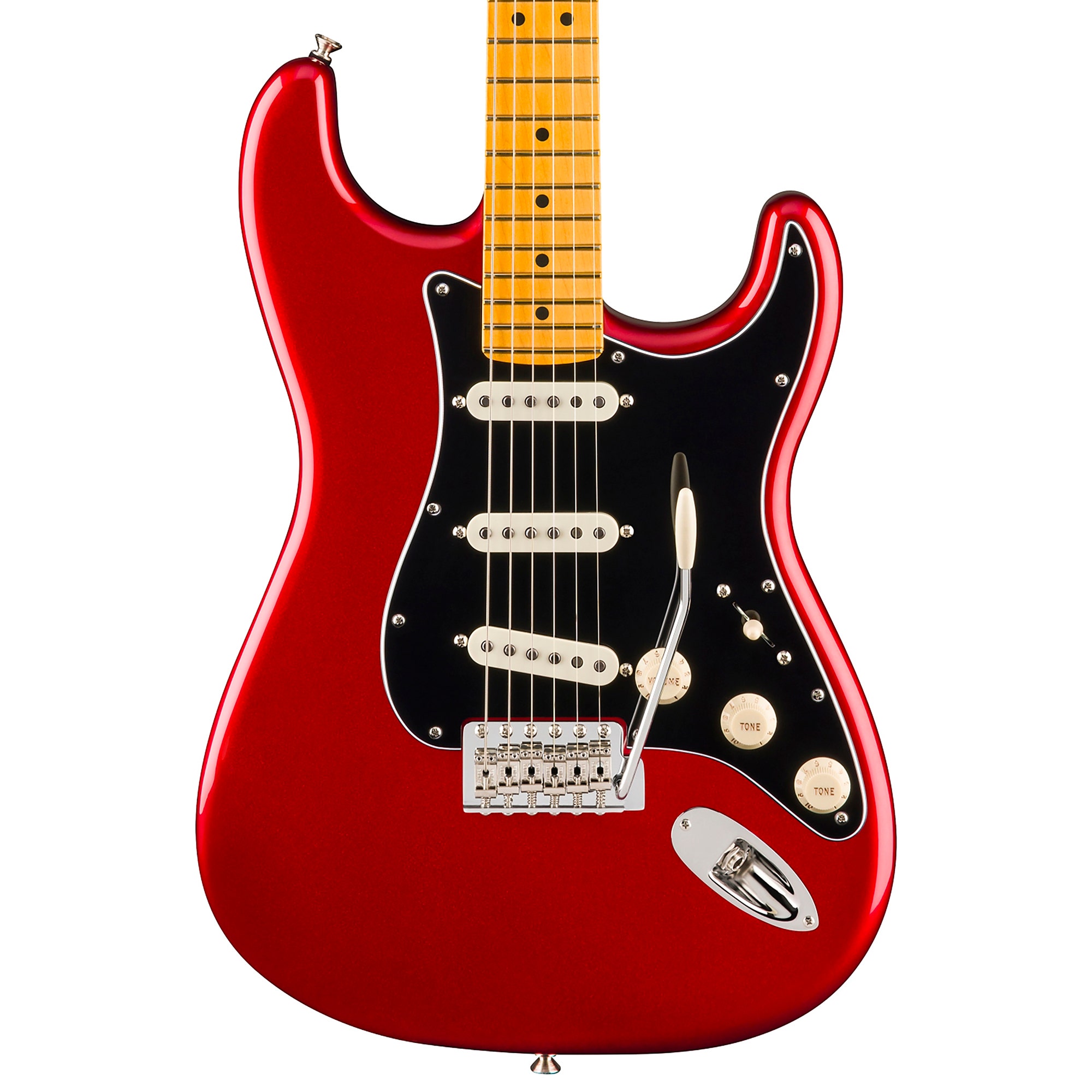 Fender LE American Professional Classic Silent Stratocaster Maple Fingerboard with Bag Candy Apple Red