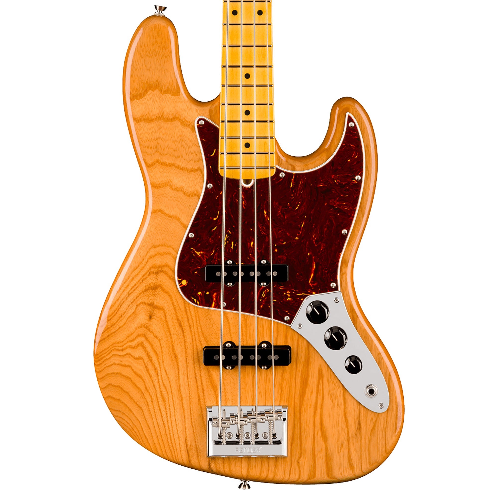Fender American Professional Jazz Bass Maple Guitar with Case Natural