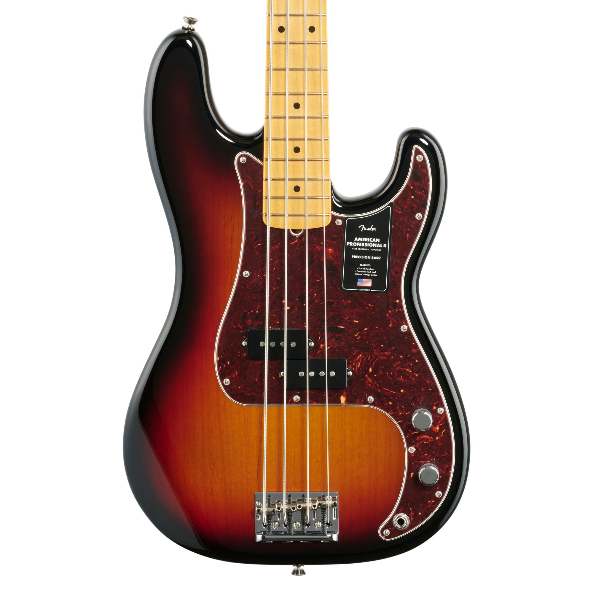Fender American Pro II Precision Bass Maple Neck with Case