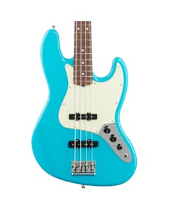 Fender American Pro II Jazz Bass Rosewood Neck Miami Blue W/C
