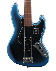Fender American Pro II Jazz Bass Fretless Guitar with Case