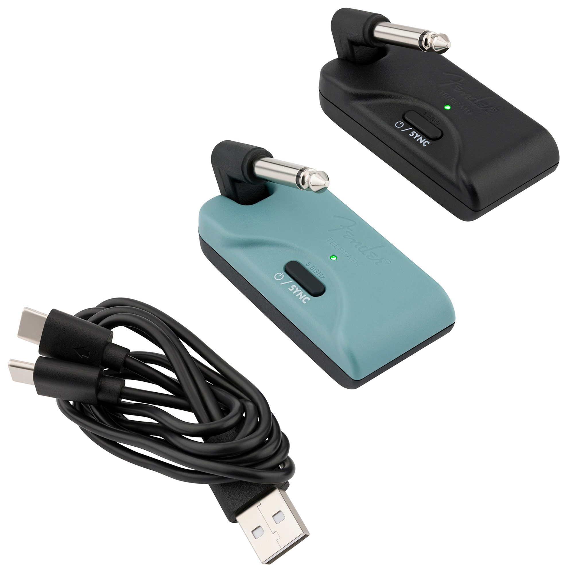 Fender Telepath Wireless Guitar System Blue and Black