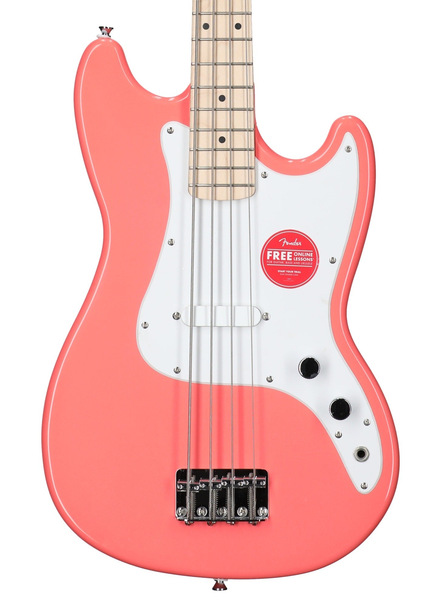 Squier Sonic Bronco Bass Guitar Maple Neck | American Musical Supply