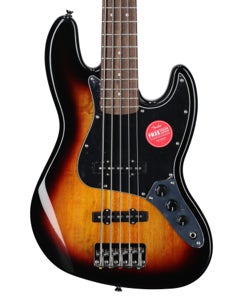 Squier Affinity Jazz Bass V 5-String Bass Guitar Indian Laurel