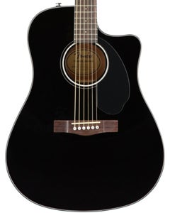 Fender CD60SCE Solid Top Dreadnought Acoustic Electric Walnut Neck