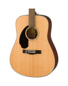 Fender CD-60S Left-Handed Acoustic Solid Spruce Top Guitar Natural