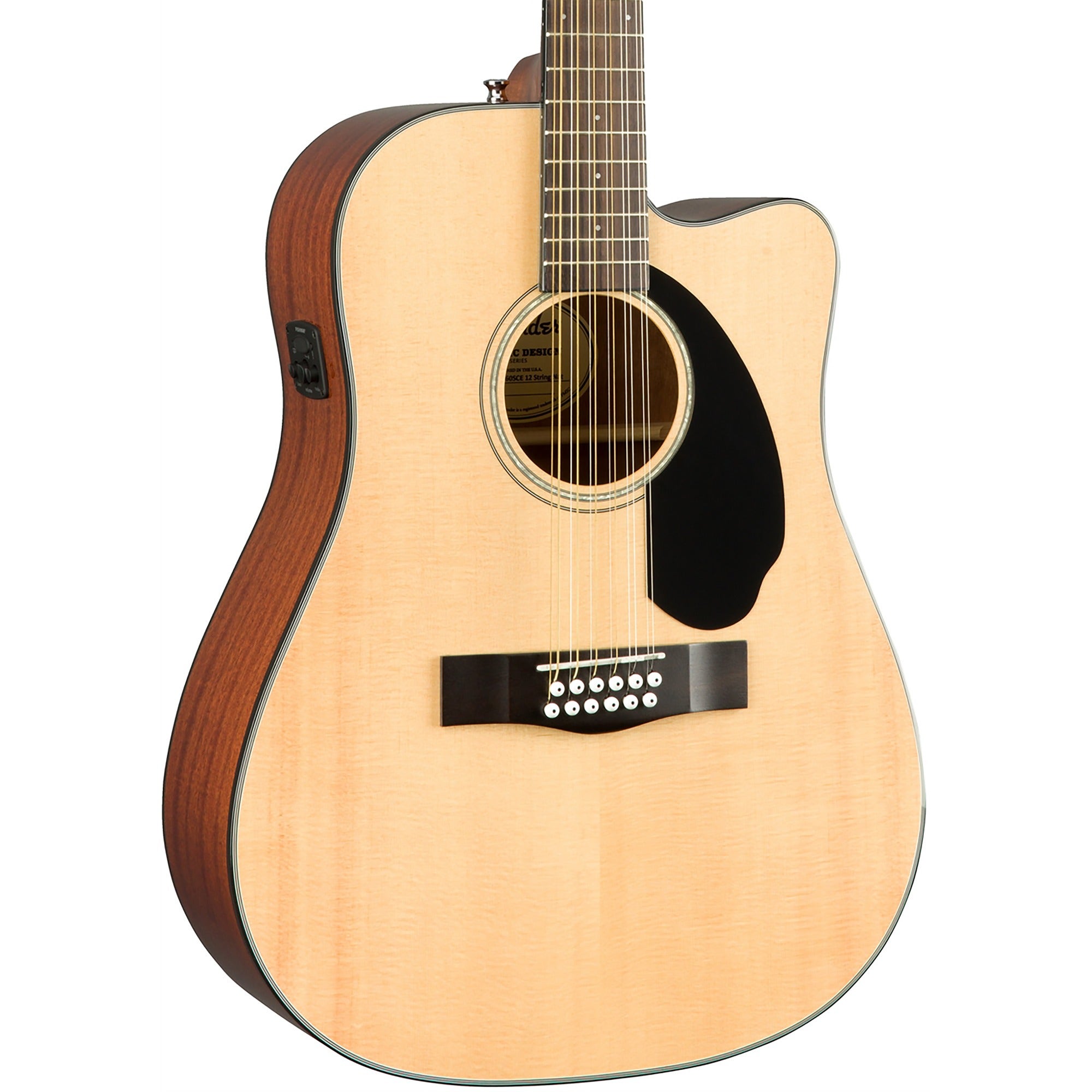 Fender CD-60SCE Dreadnought 12-String Acoustic Electric Guitar Walnut Fingerboard Natural