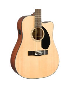Fender CD-60SCE Dreadnought 12-String Acoustic Electric Walnut Neck Guitar