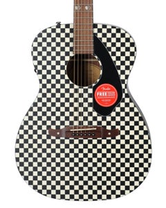 Fender Tim Armstrong Hellcat Acoustic Electric Guitar Checkerboard
