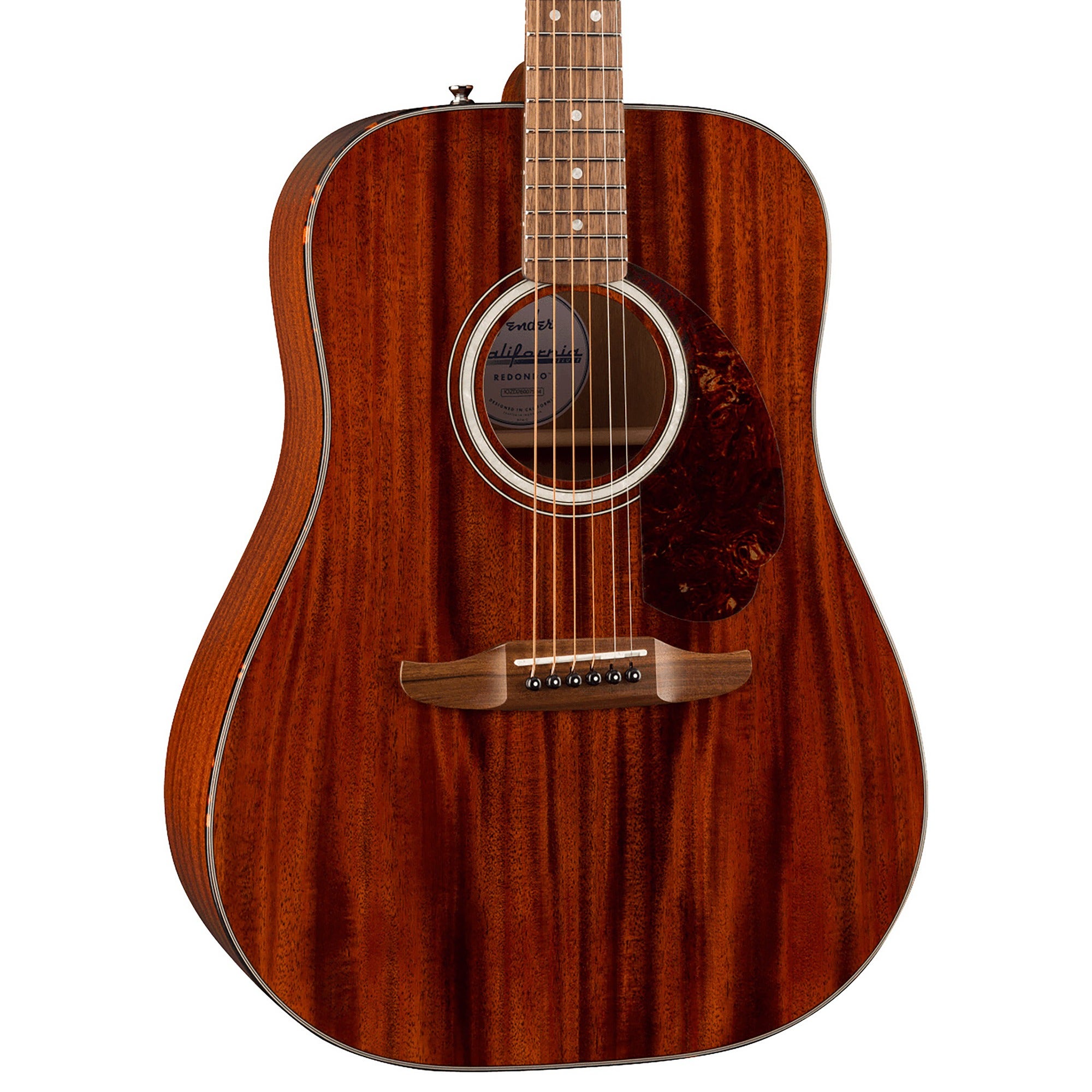 Fender California Deluxe Redondo Acoustic Guitar Natural Mahogany