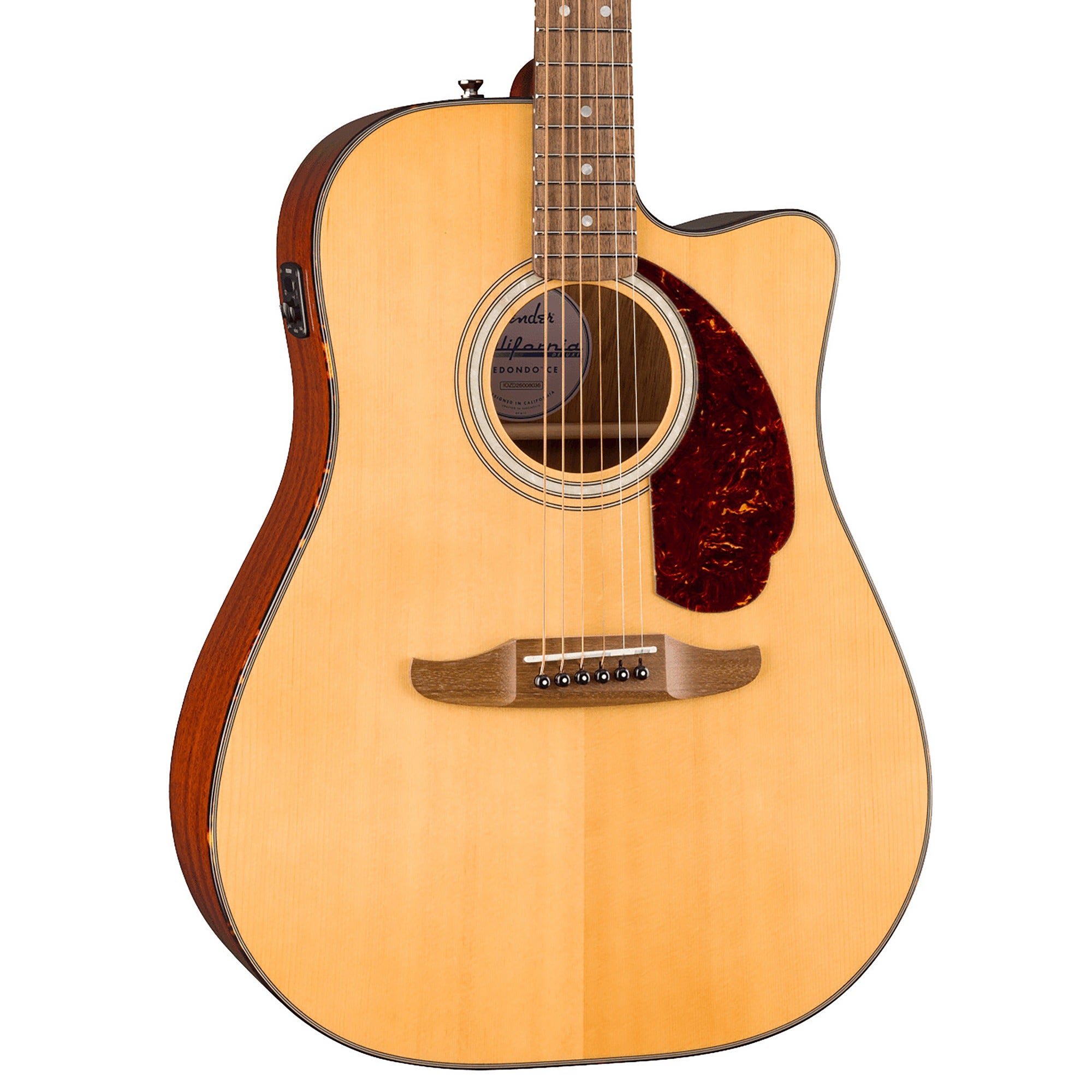Fender California Deluxe Redondo CE Acoustic Electric Guitar Natural