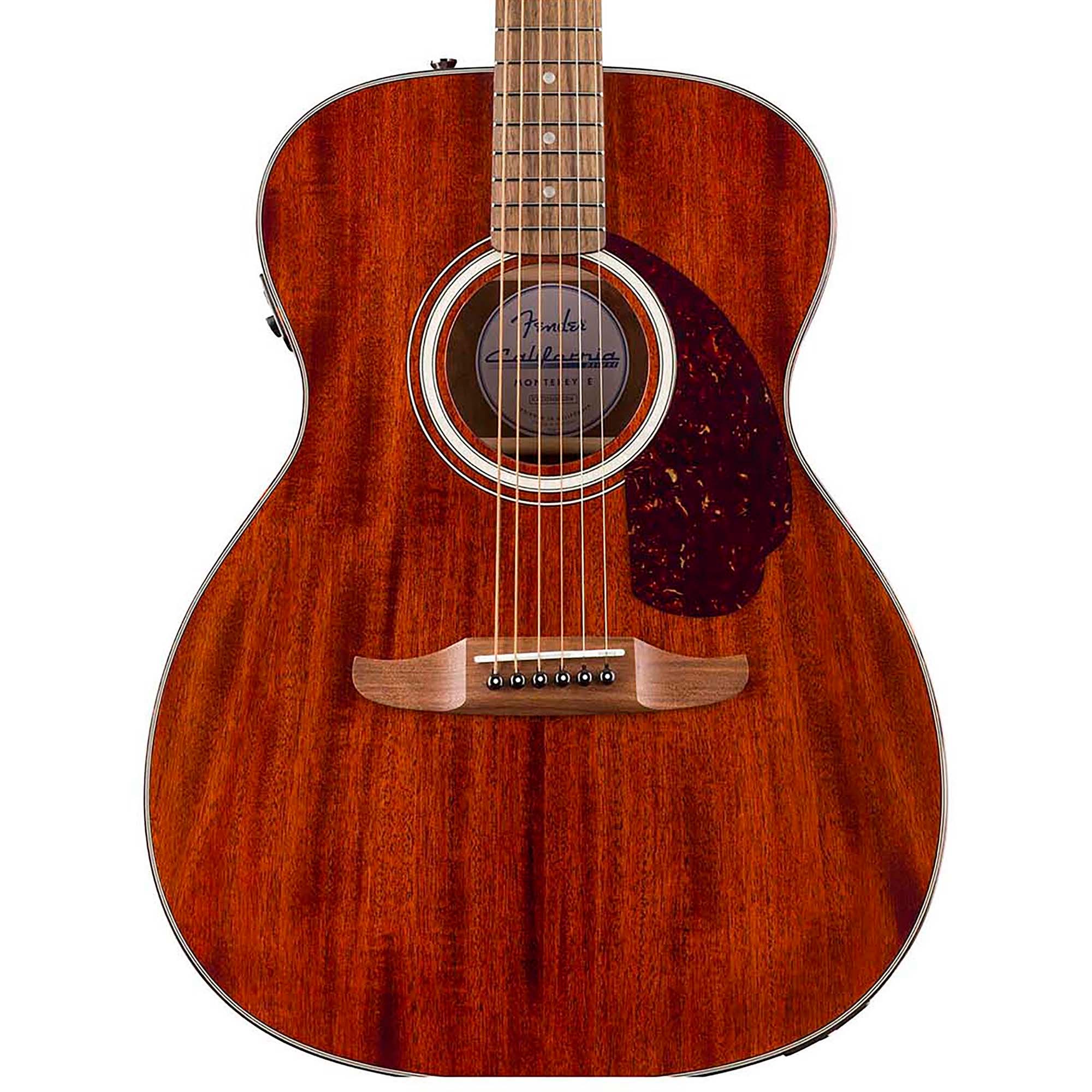 Fender California Deluxe Monterey E Acoustic Electric Folk Guitar
