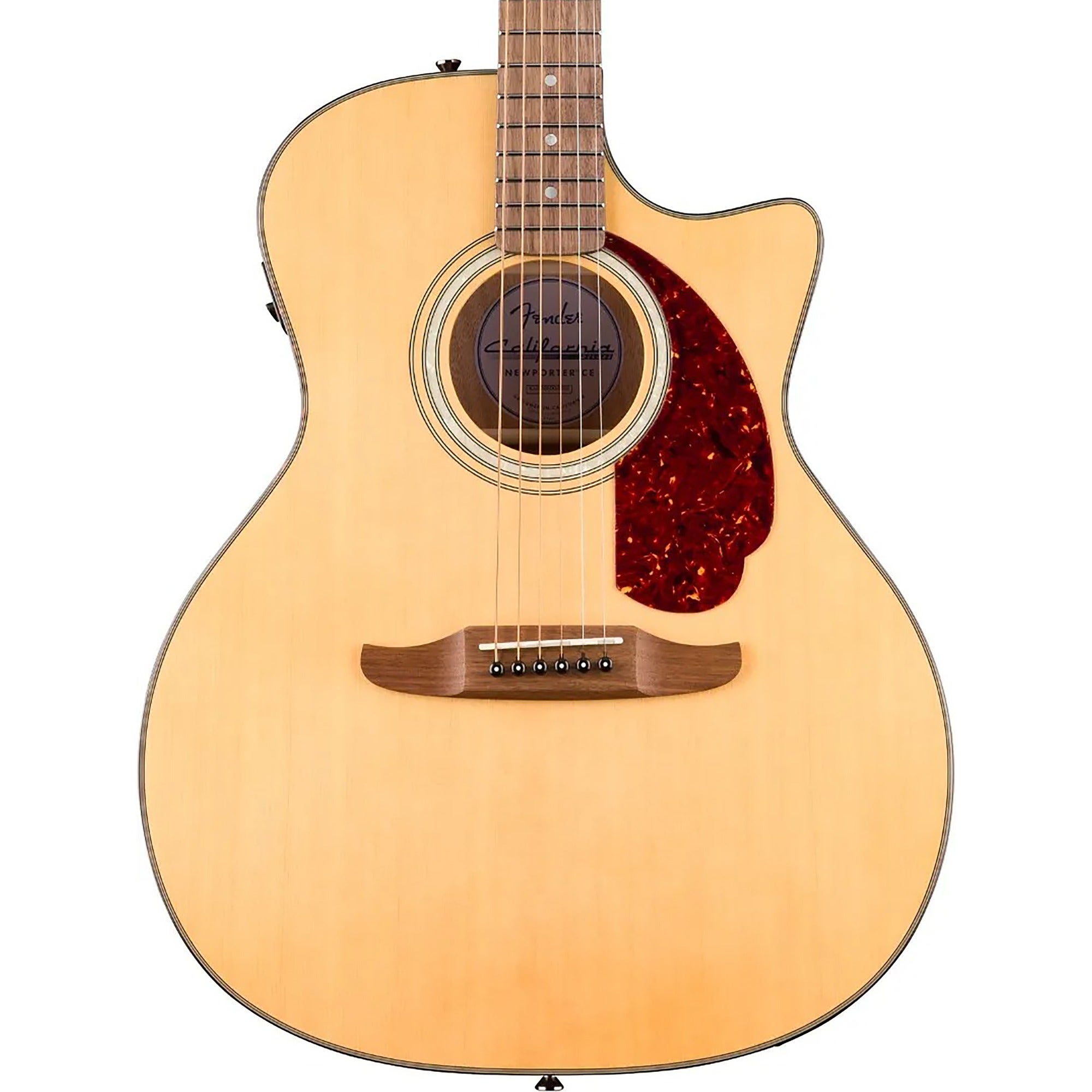 Fender California Deluxe Newporter CE Acoustic Electric Guitar Natural