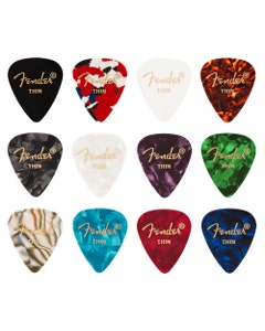 Fender 351 Shape Cell Guitar Picks Medley 12 Pak