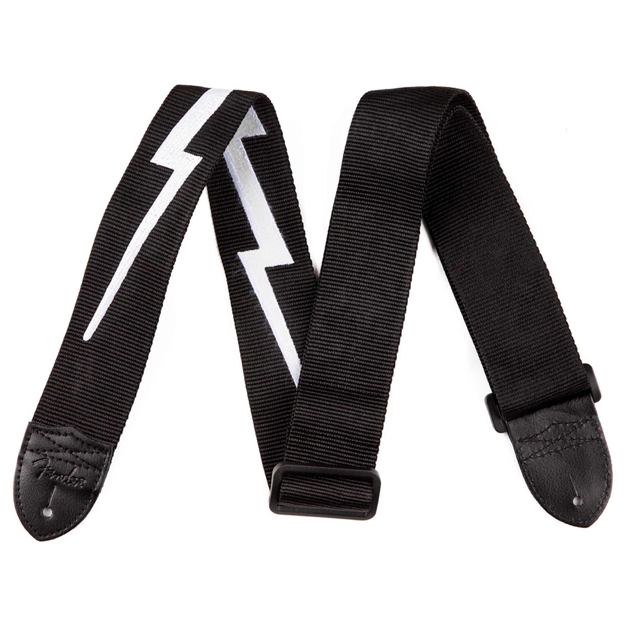 Fender Nylon Guitar Strap 2 inch Lightning Bolt