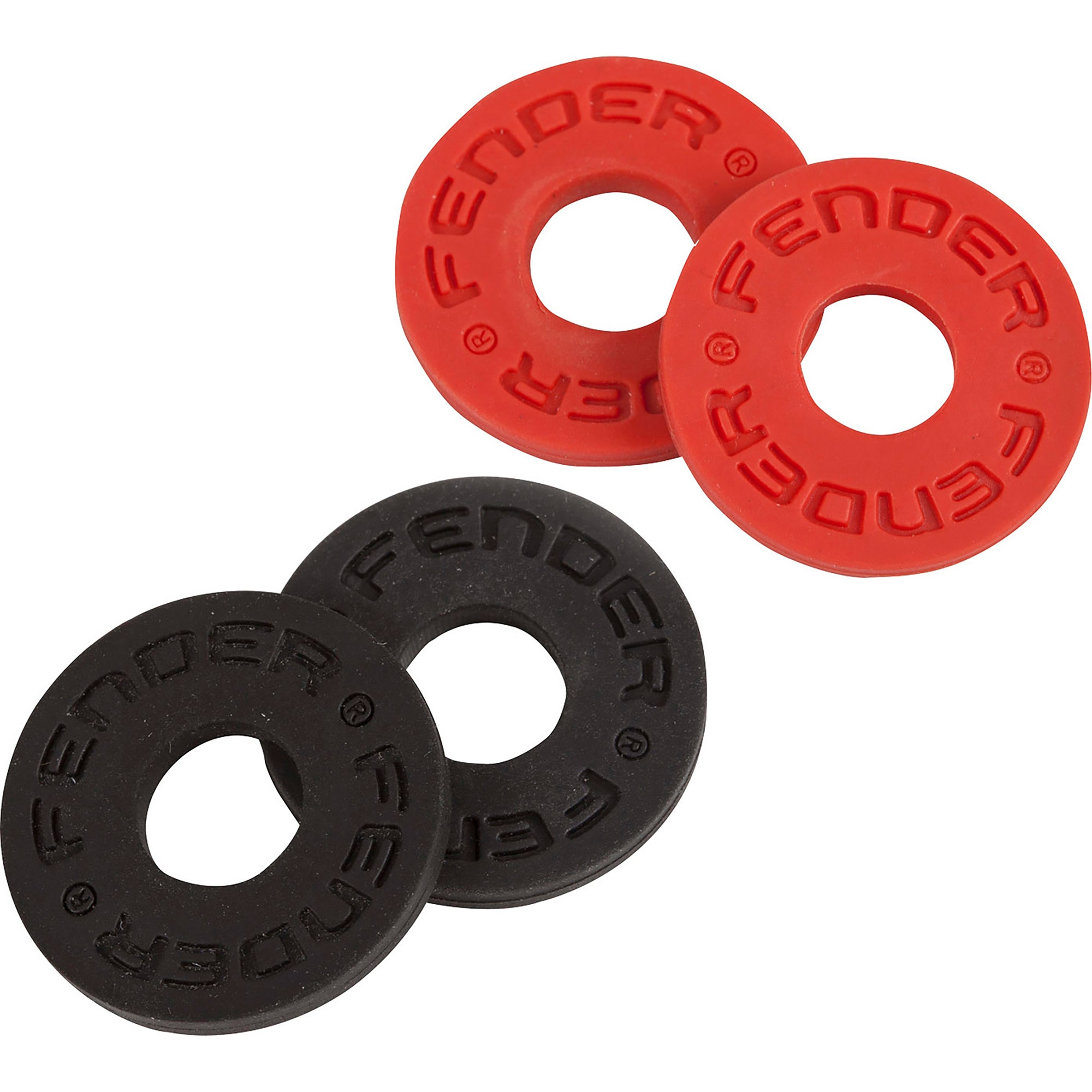 Fender Strap Blocks 2 Pairs Black Red