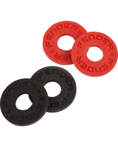 Fender Strap Blocks 2 Pairs Black Red