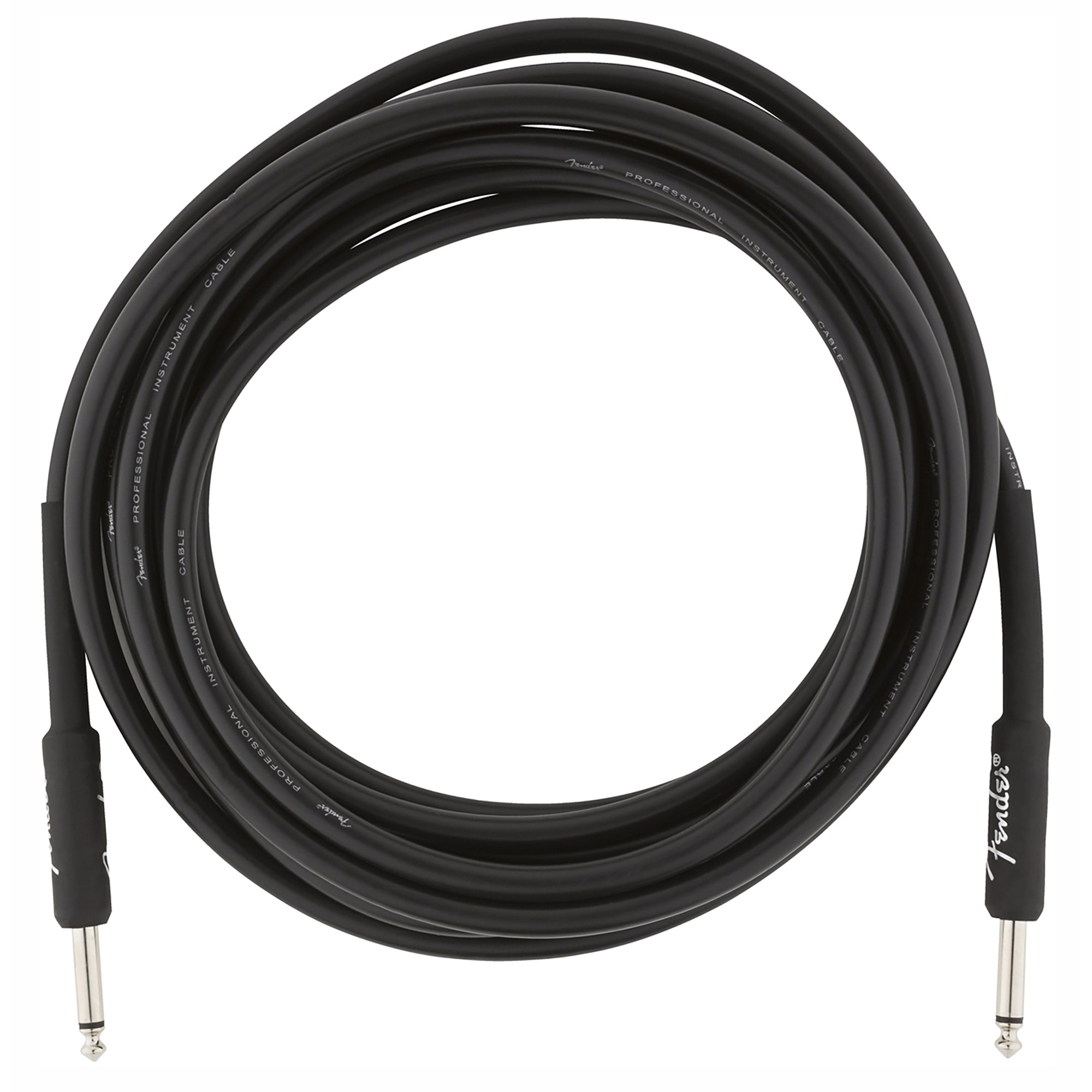 Fender Pro Instrument Cable Straight 15 Feet Black