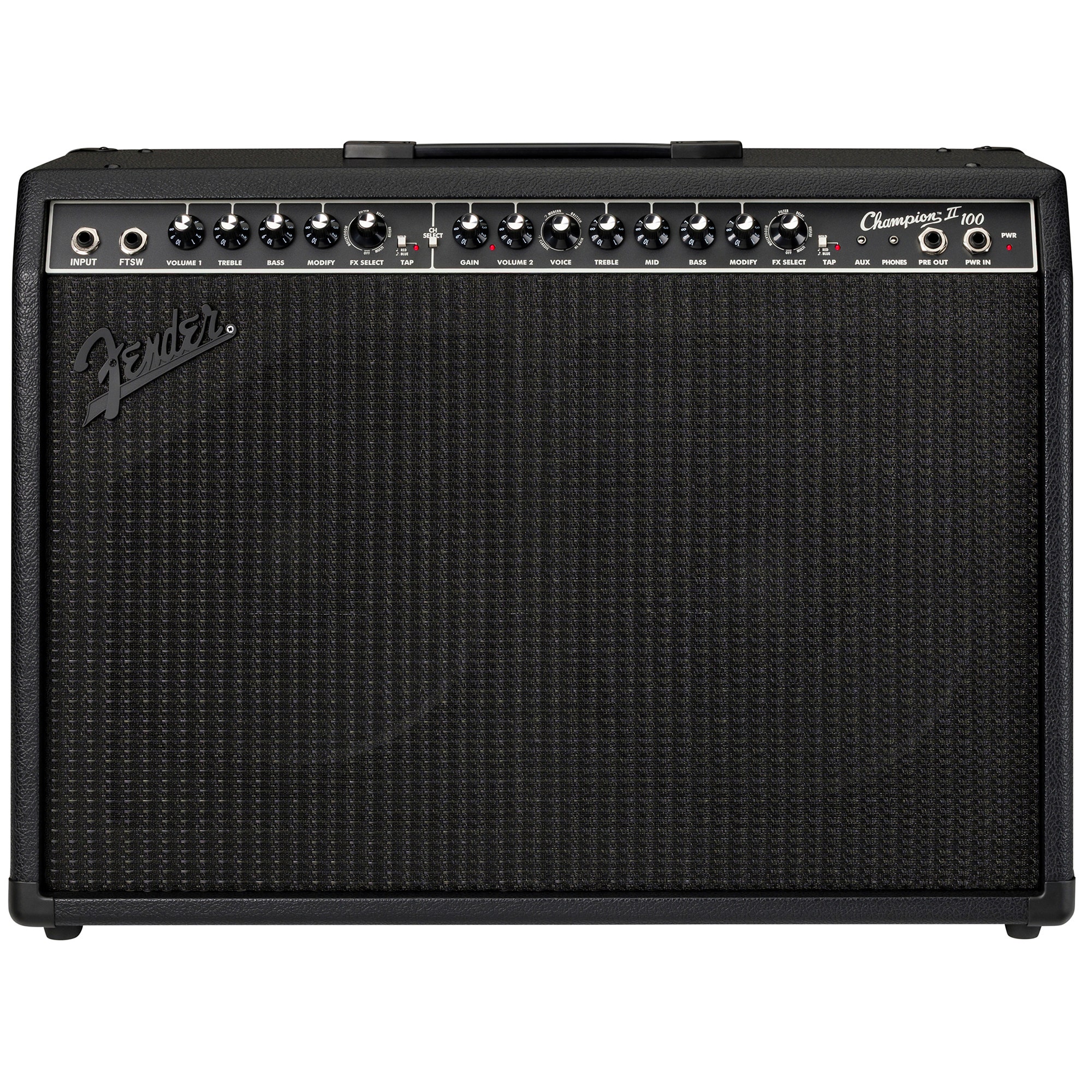 Fender Limited Edition Champion II 100 Blackout Combo Amplifier 2x12