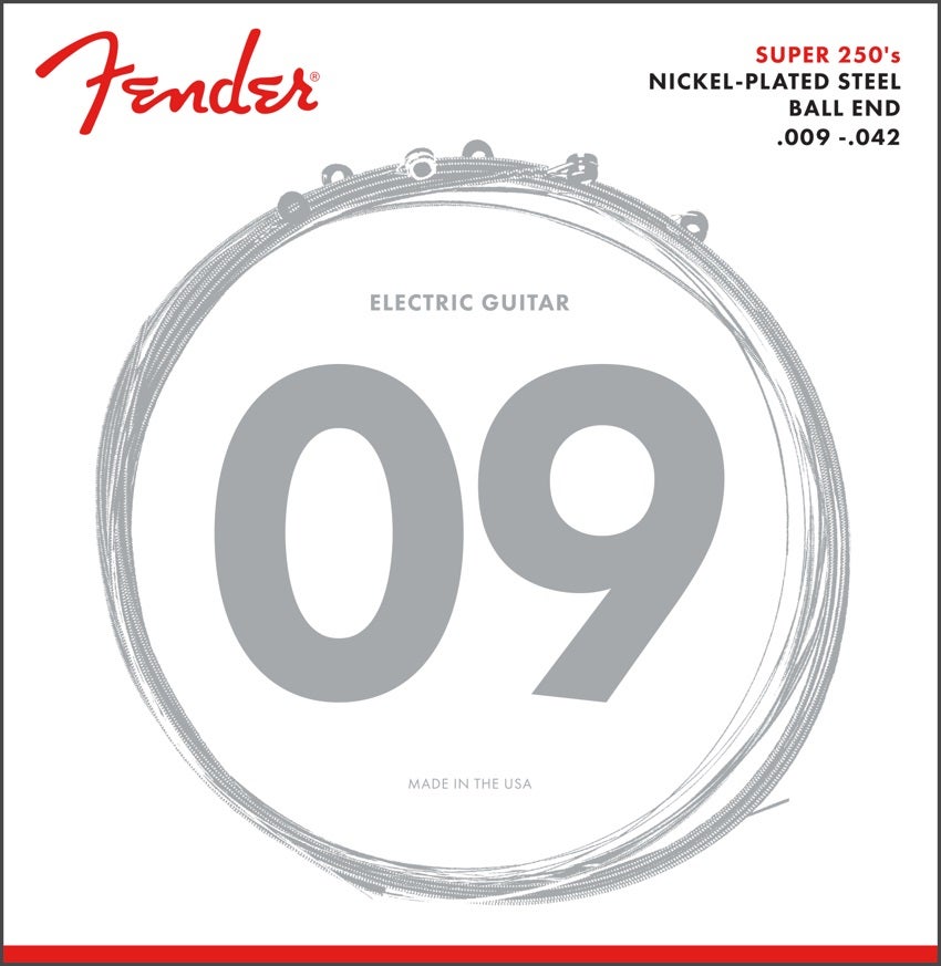 Fender Super 250 Nickel Plated Steel Guitar Strings
