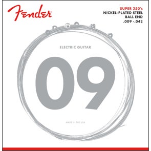 Fender Super 250L Nickel Plated Steel Guitar Strings 9-42