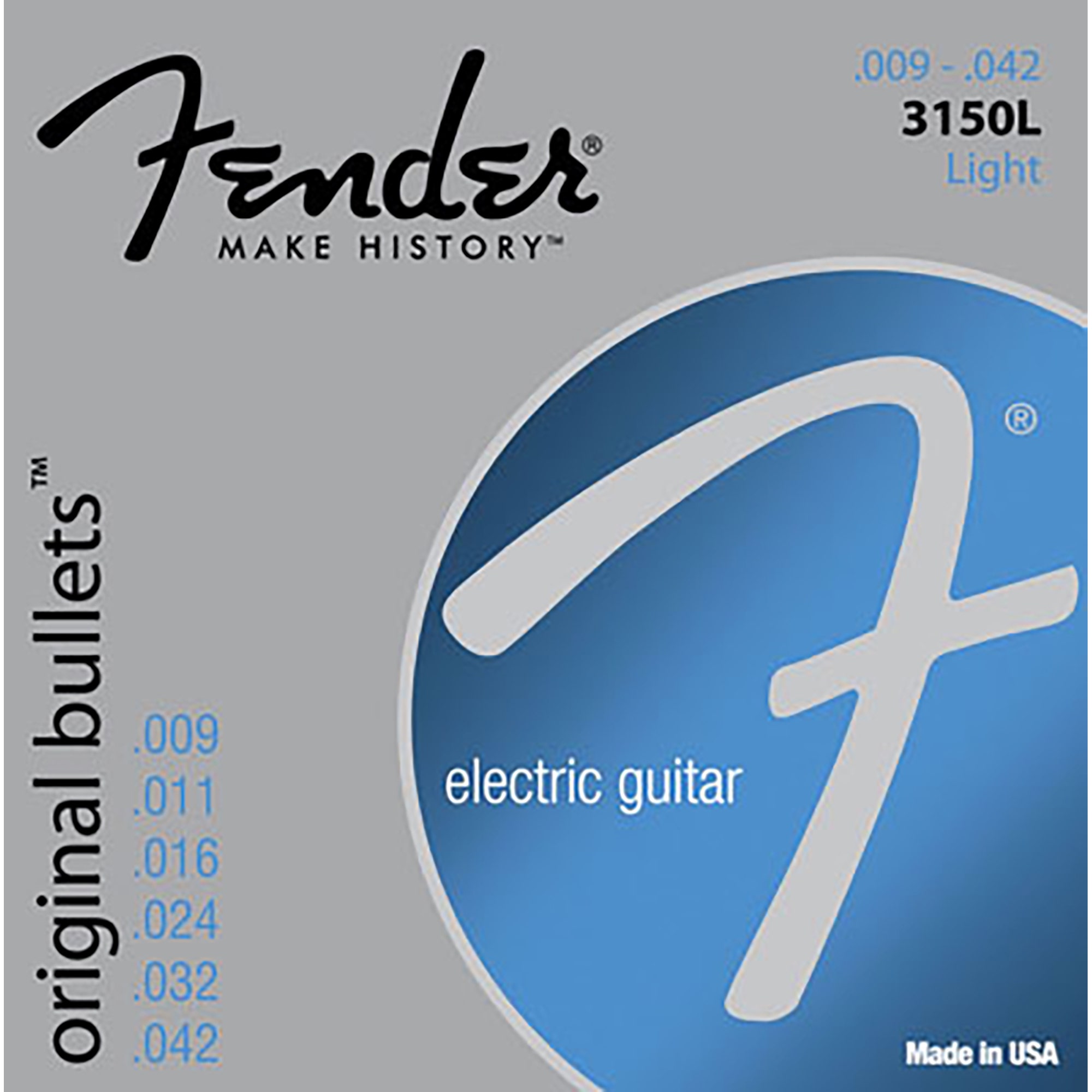 Fender Original Bullets Nickel Wound Electric Guitar Strings