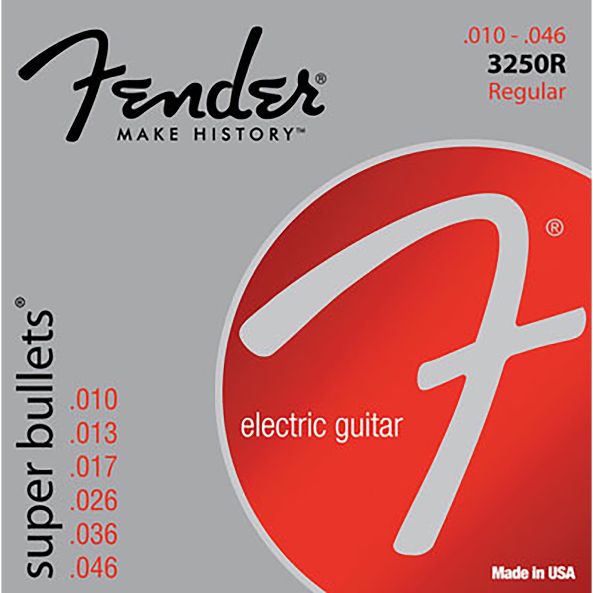 Fender 3250R Super Bullet Electric Guitar Strings 10-46