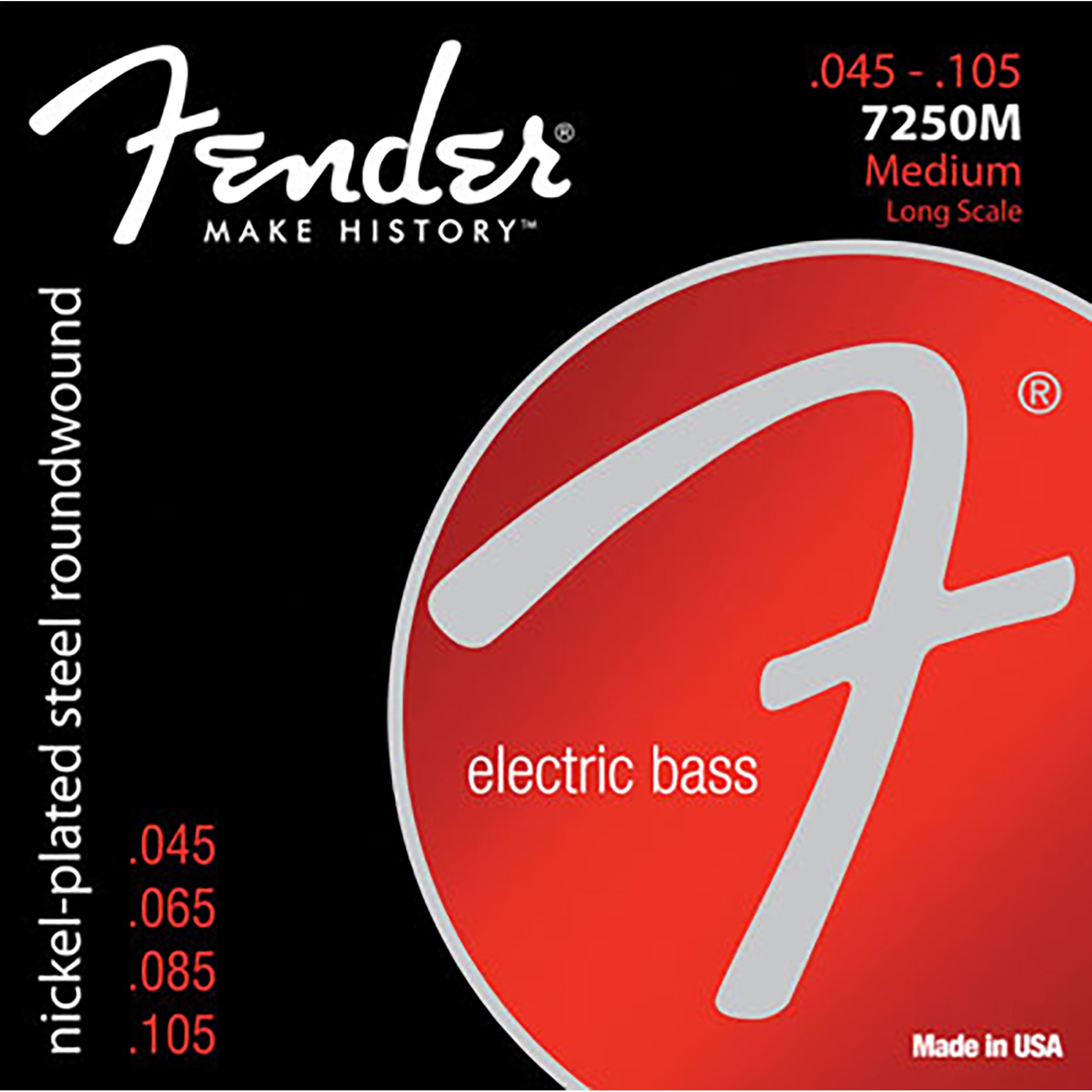 Fender Super Bass 7250s Bass Guitar Strings 45-105