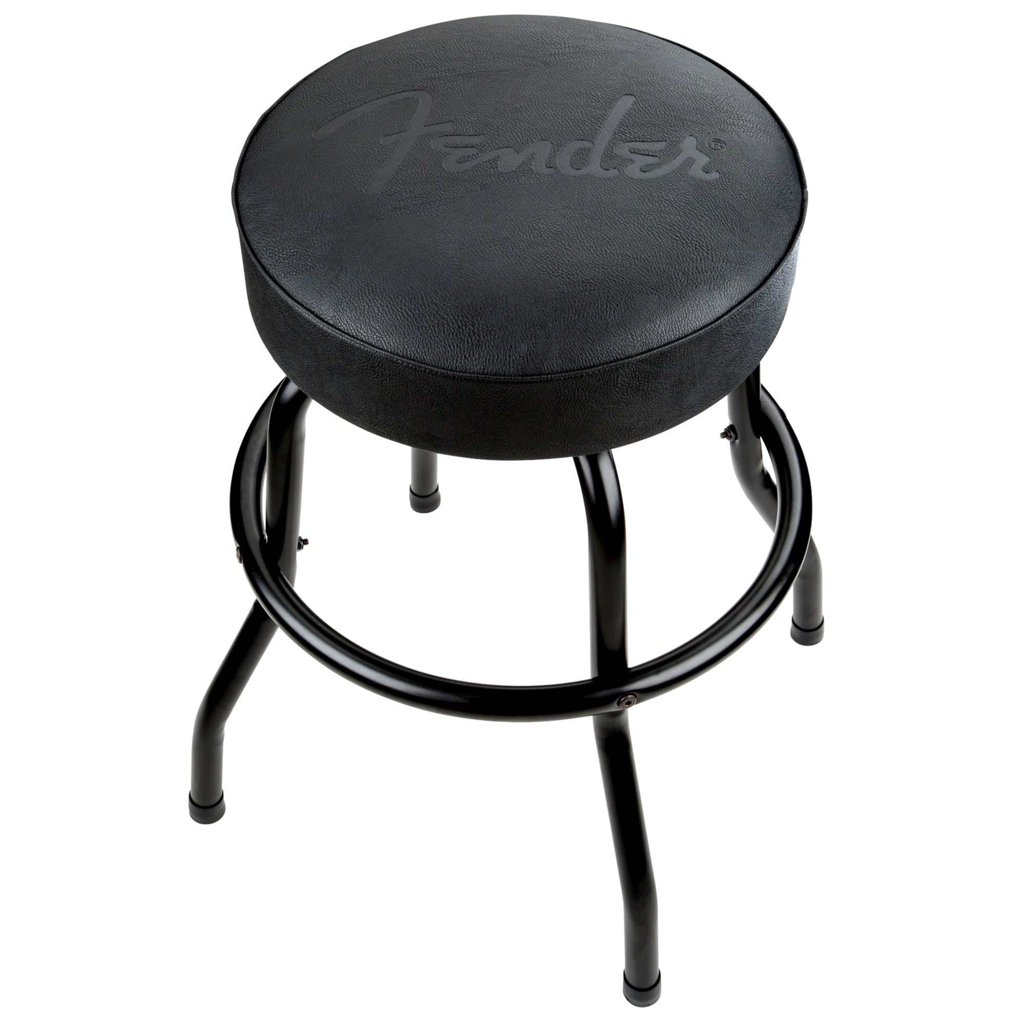 Fender Barstool Embossed Logo Black 24 inch